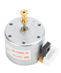 Smooth Running 3 Speed Turntable Motor Replacement, DC 12V Brush Electric for Record Player, silver metal motor with brass shaft