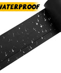 Flexible Black Vinyl Wall Base 5 Inch By 20 Foot Molding Trim With 1 Inch Crease Odorless Waterproof Rubber Baseboard Cover showing waterproof detail