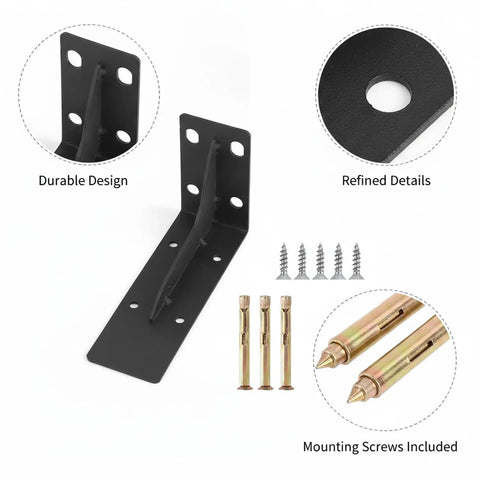 Heavy Duty Cold Rolled Steel L Bracket For Corner Reinforcement And Furniture Support, Shelf Bracket Built To Last, 1 Pc