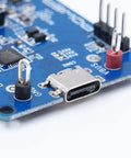 Close-up of Power-Z SINK240 USB PD3.1 Trigger Board USB C Decoy Module 240W 48V PPS showing USB-C port and circuitry details