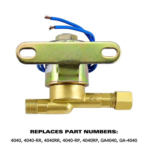 Water Solenoid Valve Replacement 4040 for Humidifiers 24V 2.3W 60Hz 125 PSI Blue, Aprilaire Compatible