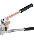 3 In 1 Tube Bender For Copper And Aluminum Pipes, Handy Manual Level Bending Tool with dual handles and measurement markings visible