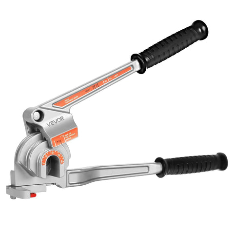 3 In 1 Tube Bender For Copper And Aluminum Pipes, Handy Manual Level Bending Tool with dual handles and measurement markings visible