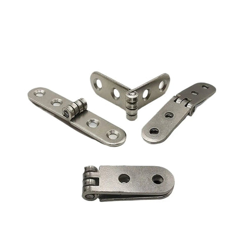 8-Pack Rotating Concealed Door Hinges For Cabinets And Panels, 270 Degree Foldable Metal Hinges, Smooth Edges, Displayed Uninstalled