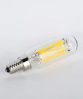 T8 LED Bulb With E12 Dimmable Base 110V 600 Lumens 3000K Dope Warm White 60W Equivalent Clear Glass Tubular Light Bulb
