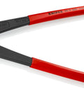 High Leverage Concreters Nippers With Plastic Coated Grip for cutting and twisting thick binding wire, slim nose, red handles