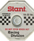 Racing Radiator Cap With High Pressure Seal For Cars And Trucks, octagonal shape, Stant brand, 18-22 lbs pressure rating