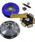 Heavy Duty Stage Three Clutch Kit With Solid Chromoly Flywheel For 2004 To 2006 Acura TL Type S 3.2L Manual Transmission components