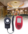 Handheld Digital Illuminance Meter Lux Meter With Auto-Ranging Photometer, Pro-Grade Portable Light Meter For Indoor And Outdoor Use, Smart Digital Display, Lux Range 2000 20000 200000 lx, HS1010A measuring indoor lighting