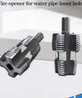 Heavy Duty Internal Pipe Threader For Water Pipe With Slick Threading Action No Sweat Operation Fits Standard Electric Drills, metal opener for water pipe inner holes.