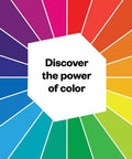 Vibrant Color Oracle Card Deck For Intuition And Emotional Healing That Totally Vibes With Your Personal Journey Straight Up Practical Guidance For Daily Spirituality And Real Self Reflection, color wheel image with bold text.