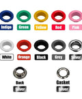 300 Set Metal Grommet Kit With Eyelets And Washers, Includes Base, Punch And Install Tool, 10 Color Grommets For DIY Clothes Shoes Bags And Crafts - color options