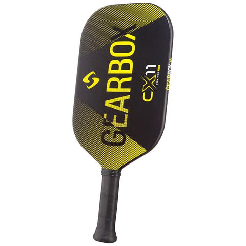 CX11E Control Pickleball Paddle with Carbon Fiber Frame, 7.8 Oz, Yellow Finish, Lightweight Handle for Precise Control