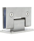 Stainless Steel Glass Door Hinges 90 Degree Frameless Shower Door Clamp Hardware For Bathroom Built Tough Rust Resistant