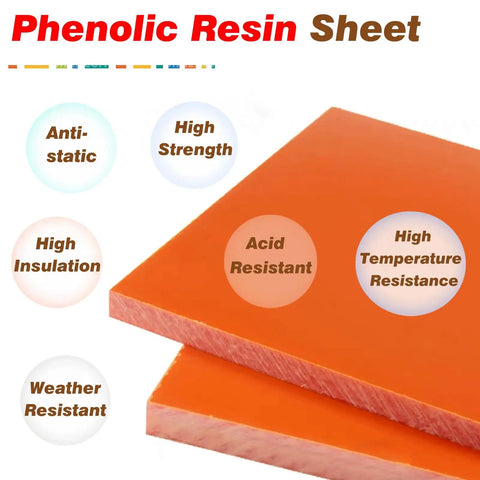 Phenolic Sheet Insulation Plate For Zero Clearance Inserts And Throat Plates Test Jigs Customizable Thickness 8 To 30 Millimeters