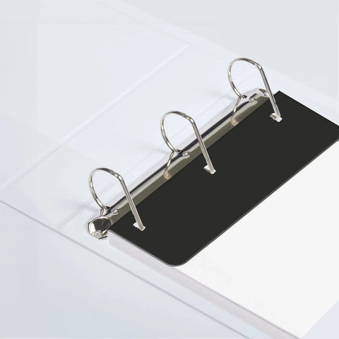 Sheet Lifters For 3 Ring Binders 11 By 3 Inches Protect Hole Edges And Prevent Tearing With Easy Flow Design Fits Standard Binders Black 20 Pack