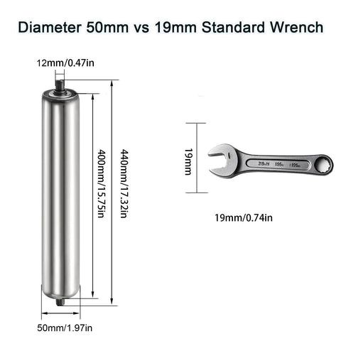 Medium Duty Roller Conveyor Tubes For Smooth Factory Operations And Boat Trailer Builds Built Damn Tight Small Diameter Flow Line Ready To Haul Straight Ahead with dimensions.