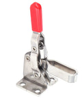 Rock Solid Toggle Clamp Featuring Tough As Nails 133 Pound Holding Capacity And Ergonomic Handle designed for heavy duty machining and welding.