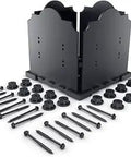 Laredo Sunset 10x10 Post Base Kit All In One With Decorative Plates Hex Nuts And Timber Screws Galvanized Steel For Pergolas And Outdoor Structures Built To Last Easy Install