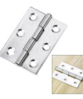 Rotating Concealed Hinges Set 10 Pieces Stainless Steel Door Connectors Bearings for Furniture Bookcase Window Cabinet Fittings