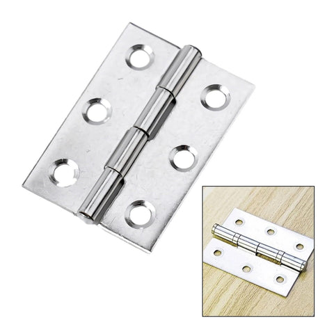 Rotating Concealed Hinges Set 10 Pieces Stainless Steel Door Connectors Bearings for Furniture Bookcase Window Cabinet Fittings