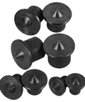 Set Of 8 Woodworking Dowel Pins Center Transfer Plugs Locating Pins Drill Guide For Furniture Joinery Craft Black Solid