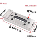 Universal M8 Wire EDM Clamp Tool Extension Jig Holder Stainless Steel Precision Grade Wire Cut Machine Accessory For All Wire EDM Machines