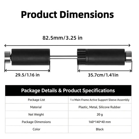 Active Spool Driver Roller Replacement dimensions and specs with powered rotation and precise filament support details.