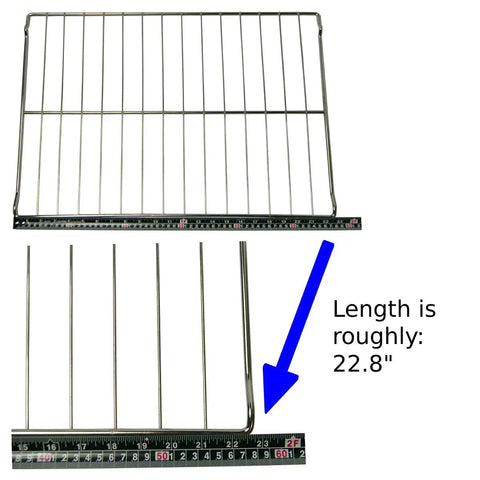 Electric Range Oven Rack Replacement 22-7/8 Inches Wide By 16 Inches Deep Model Specific Fit Not Universal Beefy Durable Steel Rack