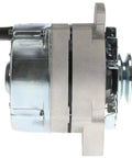 Marine 12V 100 Amp Alternator Two Wire Self Exciting Delco Style Compatible With Motorola Lester 8907 ADR0399 Side View
