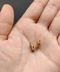 RC Plane Push Rod Connectors Linkage Stoppers Copper 3mm Hole 5mm Body 12.5mm Total Length 2 pieces in hand