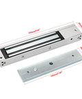 Heavy Duty Magnetic Lock With 600 Lbs Holding Force For 12V Access Control 5 Wire Output And LED Status Z And L Brackets Incl.