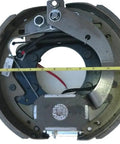 Beefed Up Trailer Axle Backing Plate With Electric Right Hand Brake Flange 12.25 By 3.5 Inch Five Bolt Pattern Fits 9K 10K 12K Axles