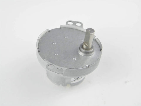 12V DC Geared Motor JS-50 15 RPM D Shaft CW CCW With Metal Outer Reduction Gearbox, front view