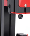 Close-up of the motorized head of the 6 In 1 Mini Motorized Lathe For Diy Woodworking At Home Or School - Safe Sawing.