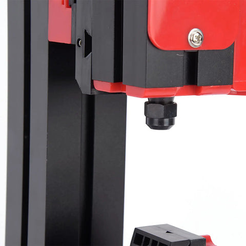 Close-up of the motorized head of the 6 In 1 Mini Motorized Lathe For Diy Woodworking At Home Or School - Safe Sawing.