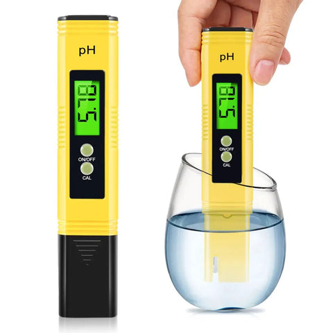 Digital Water PH Tester With 0.01 Accuracy And 0 To 14 PH Range For Hydroponics Drinking Water Pools Aquariums And Home Labs Easy To Use With Bright LED Backlit Display For Clear Readouts Even In Low Light