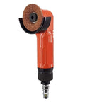 Real Deal Air Powered Angle Grinder And Die Tool For Precision Metal Cutting Lightweight Pneumatic Heavy Lifter For Professional Auto Garages And Everyday Shop Tasks At Home, featuring a red ergonomic design.