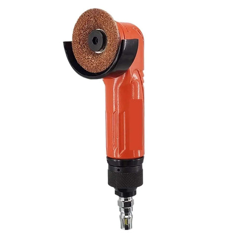 Real Deal Air Powered Angle Grinder And Die Tool For Precision Metal Cutting Lightweight Pneumatic Heavy Lifter For Professional Auto Garages And Everyday Shop Tasks At Home, featuring a red ergonomic design.