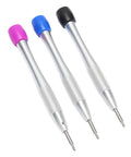 Pro Watch Movement Screwdriver Set With Triangular Tips For 3235 Movements Color Coded Precision Screwdrivers