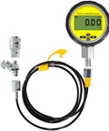 Heavy Duty 10000 PSI Digital Hydraulic Pressure Test Kit With Gauge, Manometer, Hose, Two Couplings, Silicone Protector