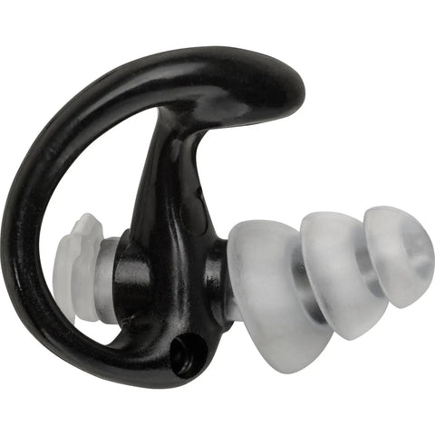 EP4 Sonic Defenders Plus Filtered Earplugs With 24dB NRR For Loud Environments Triple Flanged Reusable Ear Plugs With Low Profile Soft Adjustable Stems For All Day Comfort In Medium