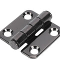 316 Stainless Steel Boat Hatch Butt Hinge 38x38mm compact flush mount with 23mm hole spacing, weatherproof marine hardware close-up