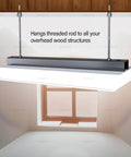 Woodwork Ready Quick Install Screw Anchor For One Quarter Inch Threaded Rod No Predrilling Required Steel With Zinc Finish One Quarter Inch By One Inch Screw Length Easy To Use Durable Wood Anchors Pack Of 25 For Fast Reliable Installations used in ceiling installation