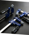 Heavy Duty F Clamp Woodworking Clip Fixture With Quick Release Trigger And Ergonomic Handle For Easy One Hand Operation Pro Grade