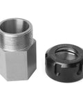 ER32 Collet Block for Lathe and CNC Engraving Machines, Chuck Collet Holder with Hex Block shown upright
