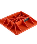 VEVOR High Lift Jack Base And Handle Keeper 11.6 Inch Off Road Support Stand with rugged red plastic design.