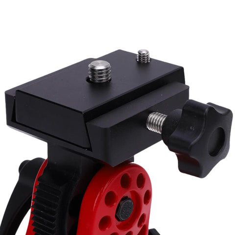 Equatorial Wedge For Telescopes Premium Aluminum Latitude Base With 0 To 90 Degree Tilt Sturdy Red Observatory Mount Detail