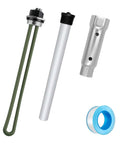 Beefed-Up RV Water Heater Elements Kit For Suburban SW Series Electric Water Heaters, 120V 1440W Heating Element, Magnesium Anode Rod