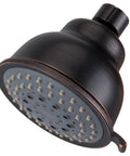 High Pressure Rain Shower Head With 5 Functions, Strong Water Flow Even at Low Pressure, Spa Vibe Shower Experience, oil rubbed finish